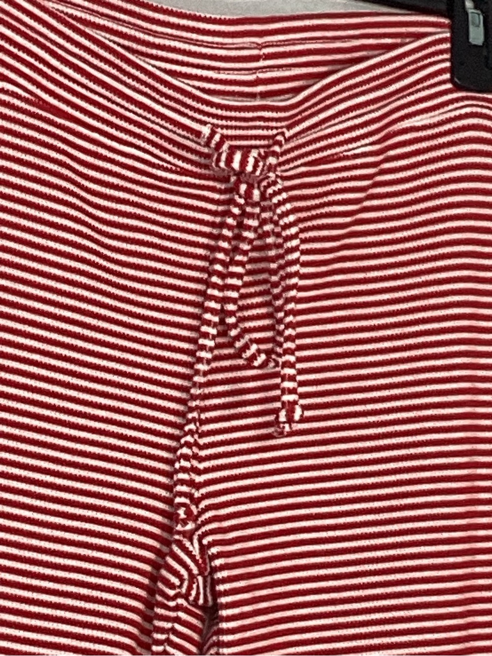 NWT Hollister Red and White Striped Drawstring Knit PantsnWT - Picture 6 of 7